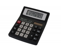 Office calculator VECTOR KAV CD-1182 BLK, 10 digits, 88x115mm, black