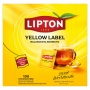 Tea LIPTON black, Yellow Label, 100 envelopes