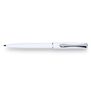 Ołówek automatyczny DIPLOMAT Traveller, 0,5mm, biały/chromowany, Ołówki, Artykuły do pisania i korygowania