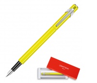 Pióro wieczne CARAN D'ACHE 849 Fluo Line, M, żółte