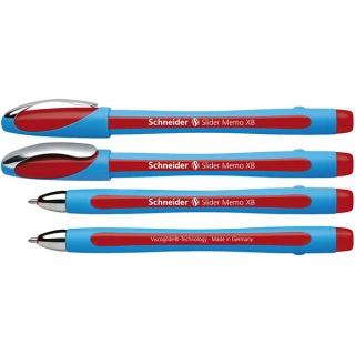Pen SCHNEIDER Slider Memo, XB, red