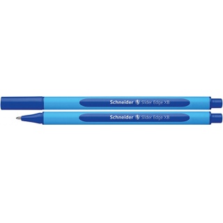 Długopis SCHNEIDER Slider Edge, XB, niebieski, Długopisy, Artykuły do pisania i korygowania