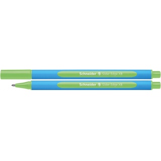 Długopis SCHNEIDER Slider Edge, XB, jasnozielony, Długopisy, Artykuły do pisania i korygowania