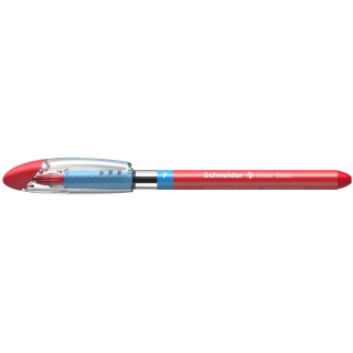 Długopis SCHNEIDER Slider Basic, F, czerwony, Długopisy, Artykuły do pisania i korygowania