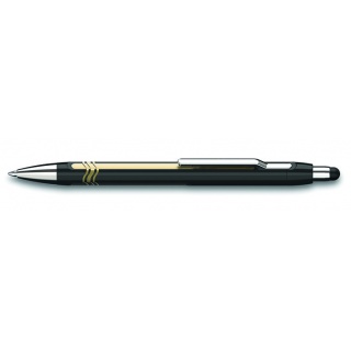 Długopis automatyczny SCHNEIDER Epsilon Touch, XB, czarny/złoty, Długopisy, Artykuły do pisania i korygowania