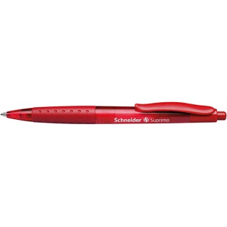 Długopis automatyczny SCHNEIDER Suprimo, M, czerwony, Długopisy, Artykuły do pisania i korygowania