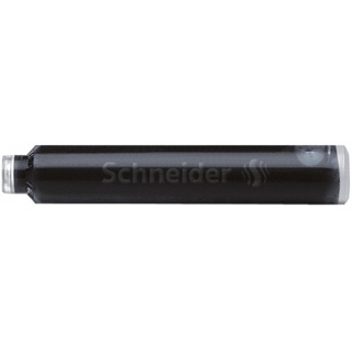 Pen cartridges SCHNEIDER, 6 pieces, black