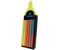 Highlighter display SCHNEIDER Job, 1-5 mm, 120 pieces, color mix
