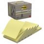 Karteczki samoprzylepne POST-IT&reg; Recycled Z-Notes (R330-1B), 76x76mm, 6x100 kart., ż&oacute;łte, Bloczki samoprzylepne, Papier i etykiety, EKO-CERT
