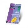 Rubber gloves FIXI, size S, 1 pair, yellow