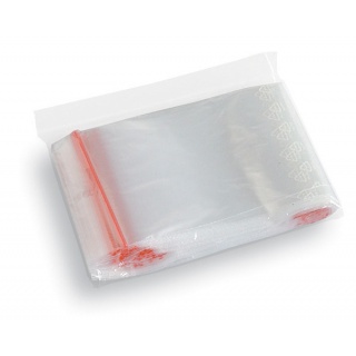 String bags, STELLA, 150x250 mm, 100 pcs, transparent