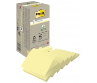 Sticky notes POST-IT&reg; Recycled Z-Notes (R330-1T), 76x76mm, 16x100 sheets, yellow