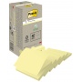 Sticky notes POST-IT&reg; Recycled Z-Notes (R330-1T), 76x76mm, 16x100 sheets, yellow, Self-adhesive pads, Paper and labels, EKO-CERT