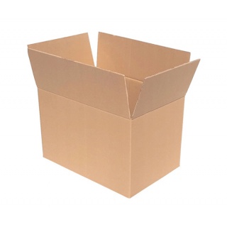 Packing box OFFICE PRODUCTS, closed, flap box: 314x244x200mm, gray