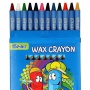 Wax crayons GATARIC, 12pcs, color mix