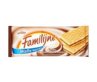 Wafle FAMILIJNE JUTRZENKA, śmietankowo-kakaowe, 180g (SP-000480)