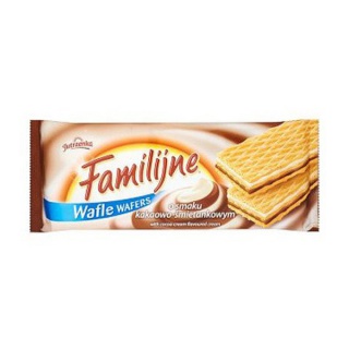 Wafers FAMILIJNE JUTRZENKA, cocoa and cream, 180g (SP-000480)