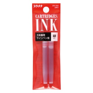Ink cartridges PLATINUM, 2 pcs, red