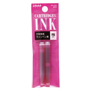 Ink cartridges PLATINUM, 2 pcs, pink