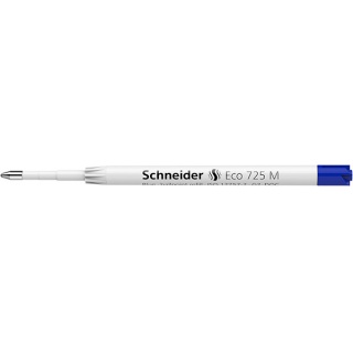Wkład Eco 725 do długopisu SCHNEIDER, M, niebieski, Długopisy, Artykuły do pisania i korygowania