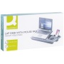 Podstawa pod laptopa z podkładką pod mysz Q-CONNECT, 51,8 x 28,1 x 5,9 cm, czarna, Ergonomia, Akcesoria komputerowe