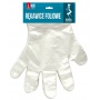 Foil gloves ANNA ZARADNA, size L, 100 pcs. on a blister, colorless