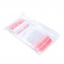 String bag DONAU, 50x70mm, 100pcs, transparent