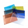 Envelope folder, PP, A4, 235 x 328 x 0.18 mm, with clasp, display, assorted colors