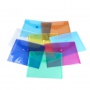Envelope folder, PP, C5, 185 x 238 x 0.18 mm, with closure, display, assorted colors