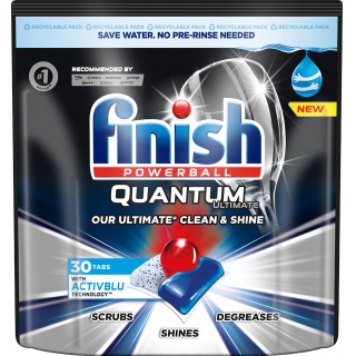 Tabletki do zmywarki FINISH Quantum Ultimate 30szt., regular, Środki czyszczące, Artykuły higieniczne i dozowniki