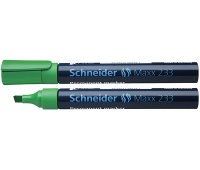 Marker permanentny SCHNEIDER Maxx 233, ścięty, 1-5mm, zielony