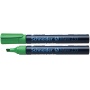 Marker permanentny SCHNEIDER Maxx 233, ścięty, 1-5mm, zielony, Markery, Artykuły do pisania i korygowania