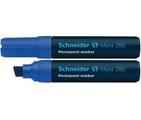 Marker permanentny SCHNEIDER Maxx 280, ścięty, 4-12mm, niebieski