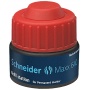 Stacja uzupełniająca SCHNEIDER Maxx 640, 30 ml, czerwony, Markery, Artykuły do pisania i korygowania