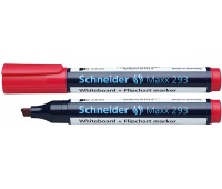 Boardmarker SCHNEIDER Maxx 293, beveled, 2-5mm, red