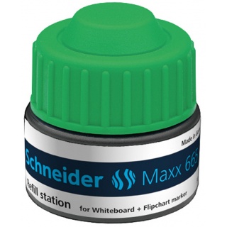 Stacja uzupełniająca SCHNEIDER Maxx 665, 30ml, zielony, Markery, Artykuły do pisania i korygowania