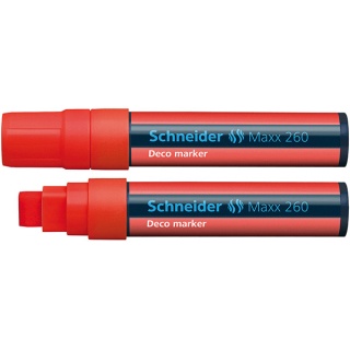 Chalk marker SCHNEIDER Maxx 260 Deco, 5-15mm, red
