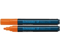 Marker olejowy SCHNEIDER Maxx 270, okrągły, 1-3mm, pomarańczowy
