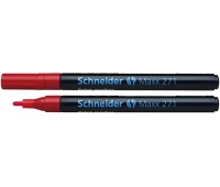 Marker olejowy SCHNEIDER Maxx 271, okrągły, 1-2mm, czerwony