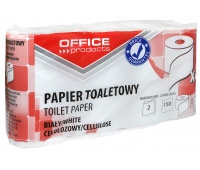 Toilet paper cellulose OFFICE PRODUCTS, 2-ply, 150 sheets, 15m, 8pcs., white
