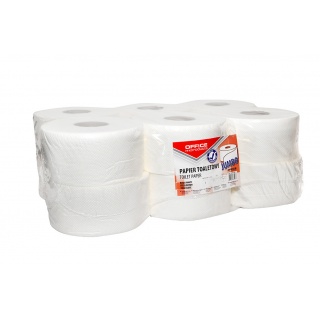 Toilet paper cellulose OFFICE PRODUCTS Jumbo,  2-ply, 120m, 12pcs., white