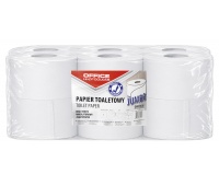 Toilet paper made of recycled paper OFFICE PRODUCTS Jumbo, 1-ply, 120m, 12pcs., white