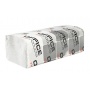 ZZ folded towels, made from recycled paper, OFFICE PRODUCTS, 1-ply, 4000 sheets, 20 pcs, white