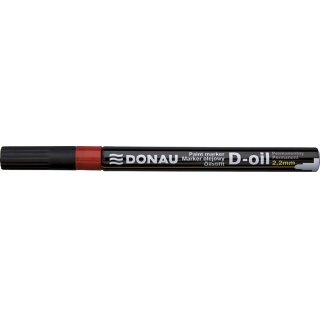 Oil marker DONAU (D)-Oil, round, 2.2 mm, red