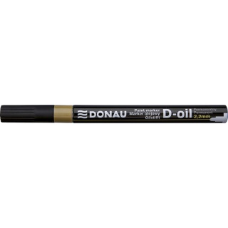 Oil marker DONAU (D)-Oil, round, 2.2 mm, golden