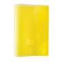 School exercise book cover, GIMBOO, crystal, A4, 150 micron., yellow
