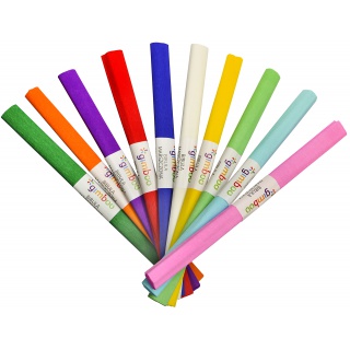 Bibuła marszczona GIMBOO, w rolce, 50x200cm, mix kolorów, Produkty kreatywne, Szkoła 2015