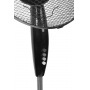 Wentylator MESKO, stojący, śr. 40cm, 90W, czarny, Wentylatory, Wyposażenie biura