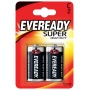 Battery, EVEREADY Super Heavy Duty, C, R14, 1.5V, 2 pcs