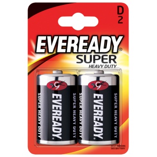 Bateria EVEREADY Super Heavy Duty, D, R20, 1,5V, 2szt.